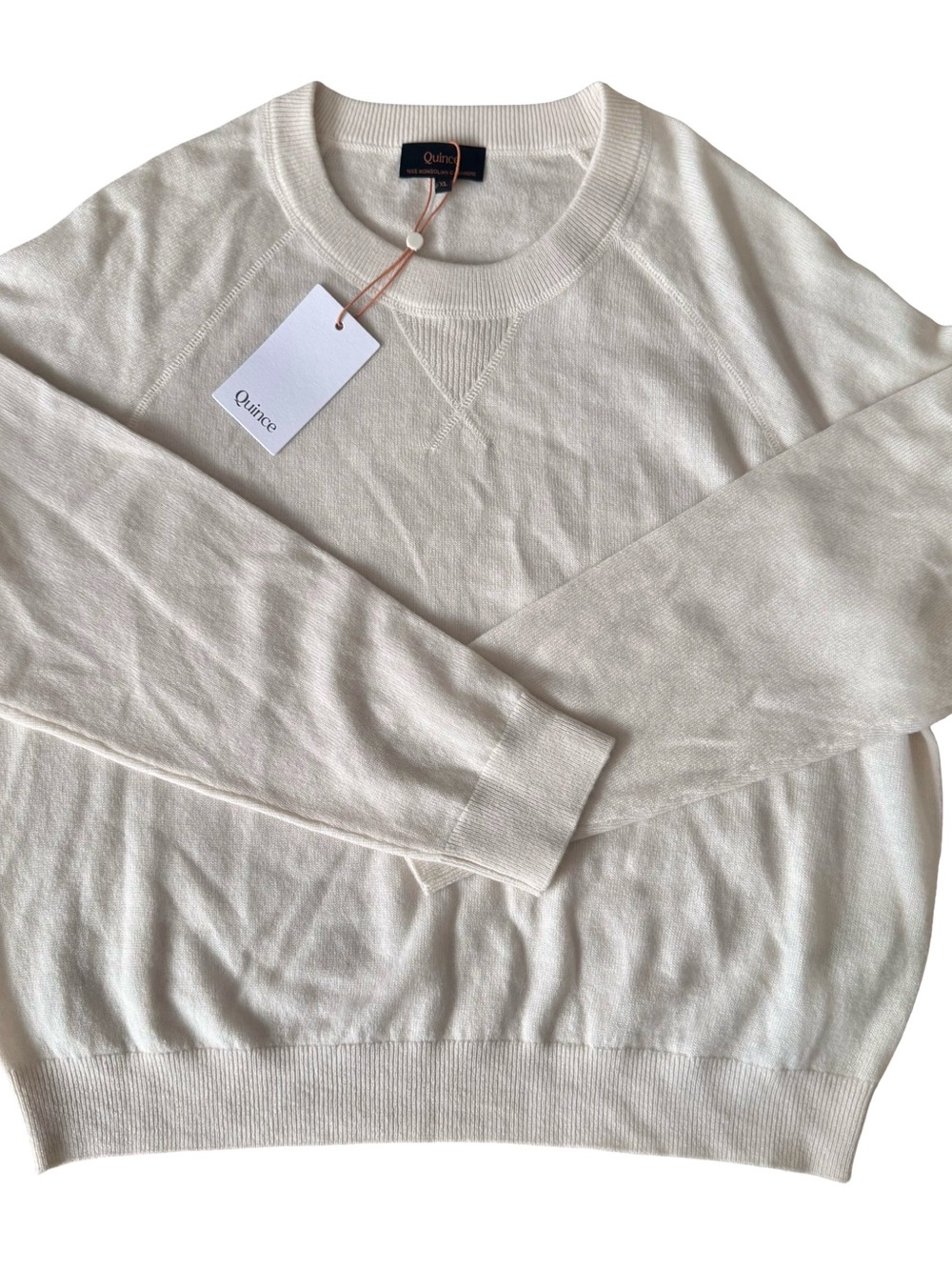 NWT Quince Women’s Mongolian Shrunken Cashmere Sweater